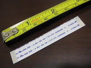 EUNSUNG E129545 AWM 2896 30V VW 2.5" 10pin Ribbon Flat Cable - Picture 1 of 4