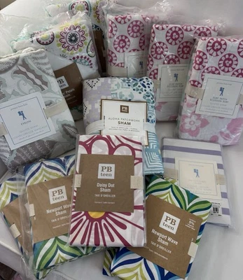 ESPECIAL REVENDEDOR ~ 13 piezas Pottery Barn niños y adolescentes ~ FUNSAS DE ALMOHADA PARA NIÑAS ~ FLORAL Foto 1 de 4