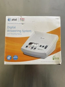 NEW AT&T Digital Answering Machine System w/ Time/Day Stamp Model 1739 SEALED - Picture 1 of 5