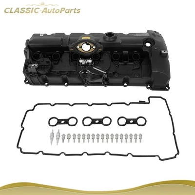 Cubierta de válvula de motor para BMW X3 X5 Z4 128i 323i 328i 528xi 2006-2013 3,0 L 3,2 L Foto 1 de 4