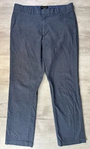 Banana Republic Aiden Chino Pants Grey Slacks Mens Size 35X32 (Actual 34X28.5) - Picture 1 of 17