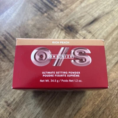 O/S ONE/SIZE Ultimate Blurring Setting Powder RICH PEACH Full Size New 1.2oz - Image 1 of 4