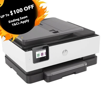 *Ex-Demo* HP OfficeJet 8020e 4-in-1 Wireless Color Inkjet Printer+Duplex+FAX - image 1 of 2
