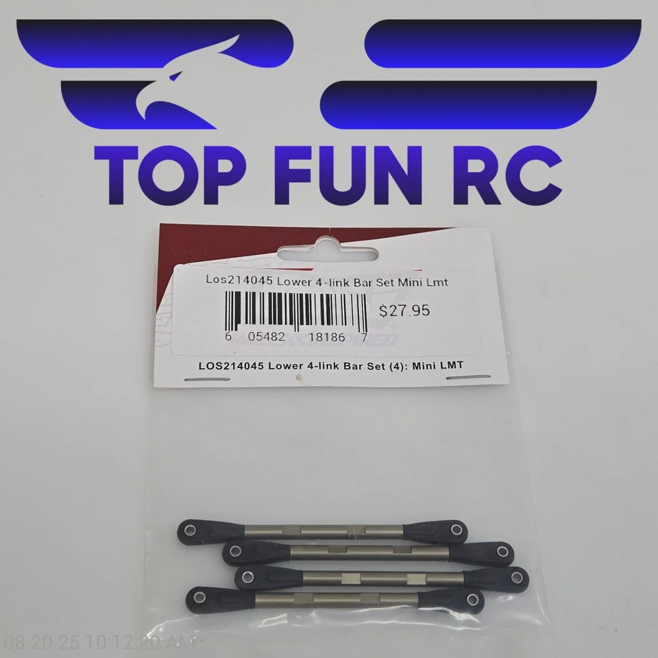 Losi LOS214045 Lower 4-Link Bar Set (4) For Mini LMT - Image 1 of 1