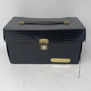 Vintage Original Nintendo NES 10 Game Cartridge Carrying Case Faux Gator Leather - Picture 1 of 11