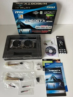 MSI N460GTX HAWK - NVIDIA GEFORCE GTX460 - IMBALLATA - OTTIME CONDIZIONI - TESTATA - Immagine 1 di 4