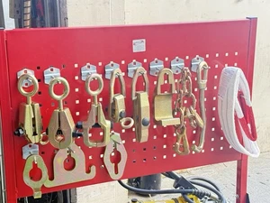12pcs Auto Body Frame Machine Dent Repair Clamp Chain Puller Hook Set 5Ton Clamp - Bild 1 von 5