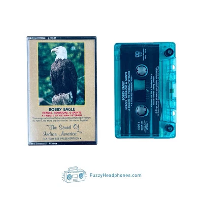 Bobby Eagle - Heroes Warriors & Saints Cassette Tape (1991) Vietnam Vet Tribute - Image 1 of 2