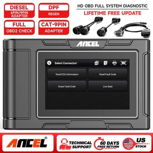 ANCEL HD3300 Pro Diesel Heavy Duty Truck All System DPF Regen Diagnostic Scanner - Picture 1 of 9