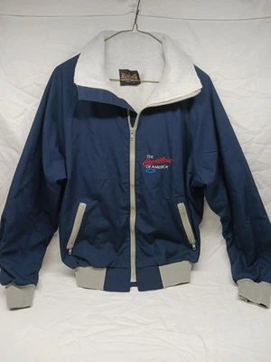 Vintage 90's Chevy The Heartbeat Of America Bomber Jacket Med/LG  - Image 1 of 4
