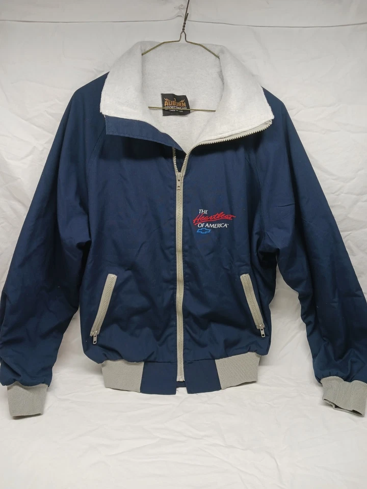 Vintage 90's Chevy The Heartbeat Of America Bomber Jacket Med/LG  - Image 1 of 4