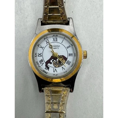 Tasmanian Devil Watch Armitron Damas Looney Tunes Taz Funciona Banda Elástica Foto 1 de 4