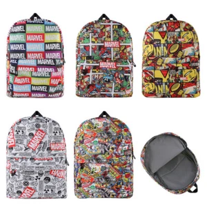 Comis Superhero Iron Man Backpack Students Schoolbag Nylon Mochila Shoulder Bags - Picture 1 of 15