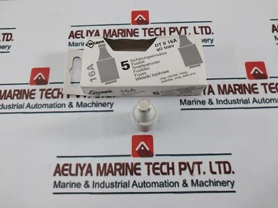 Lot of 5X WEBER DT II 16A GG 16a 500V Slow Blow Fuses 7 611919 017091 - Image 1 of 4