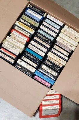 Lot 46 Vintage 8 Track Tapes Statler Larry Wright Frank Sinatra Loretta Sonny - Image 1 of 4