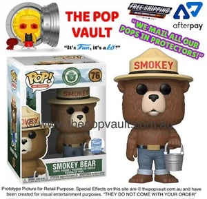 FUNKO POP VINYL AD ICONS FOREST FIRE PREVENTION 76 SMOKEY BEAR BNIB + PROTECTOR - Bild 1 von 7