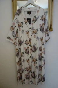 *No. 1 by OX*Kimono*KLeid*XL*mit Bindegürtel*neu*floral*edel*wertig*3/4 Arm*V-N* - Bild 1 von 1
