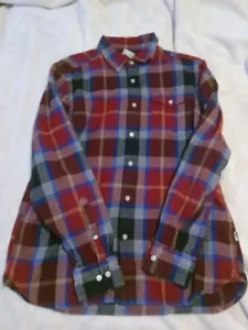 The North Face Flanellhemd Herren kariert Flanell schwer blau rot Medium - Bild 1 von 7