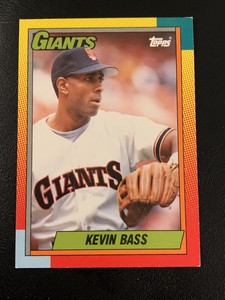 1990 Topps Traded San Francisco Giants Baseball Card #7T Kevin Bass