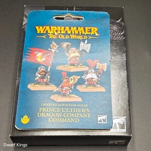 Warhammer Dwarfs Prince Ulther's Dragon Company Command (Sealed Metal, MTO 2023) - Bild 1 von 6
