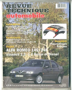 ★ REVUE TECHNIQUE RTA ★ ALFA ROMEO 145/146, TWIGO, BOXER, TIPO, TEMPRA ★ NEUF - Imagen 1 de 2