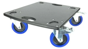 ADAM HALL Transportroller Möbelroller Rollbrett 4x 125 mm Lenkrollen mit Bremse - Bild 1 von 12