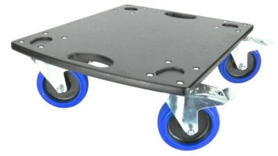 ADAM HALL Transportroller Möbelroller Rollbrett 4x 125 mm Lenkrollen mit Bremse - Bild 1 von 4