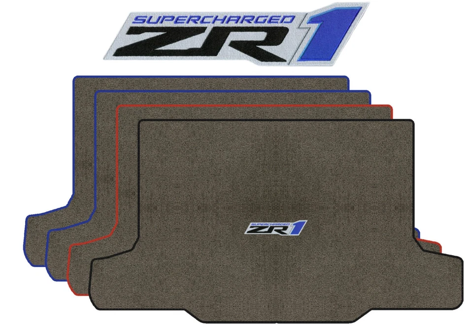 Alfombra de cubierta Lloyd Ultimat para Chevrolet Corvette 2005-2013 (#L332) gris euro Foto 1 de 4