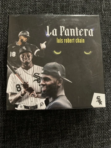 Luis Robert La Pantera Chain Necklace #88 Chicago White Sox SGA 7/9/22 NEW Cover