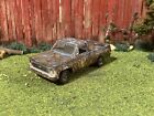 1973 Chevy C10 Rusty Weathered Custom 1/64 Diecast Beater Truck Rusted Barn Find