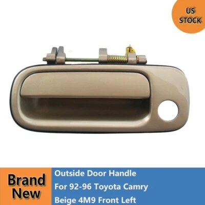 For 92-96 Toyota Camry Outside Door Handle Front Driver'ssideBeige Metallic 4M9 - Image 1 of 3