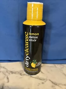DirtyCleanse Lemon Detox Cleanser Elixir W/ Volcanic Charcoal Ginger & Dandelion - Picture 1 of 5