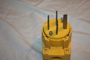 P&S hoja recta extremo de enchufe trifásico 30A 250V - Imagen 1 de 3
