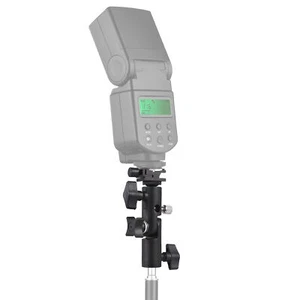 Flash Mount Speedlite Swivel Bracket Flash Stand Bracket with Cold E5O6 - Picture 1 of 6