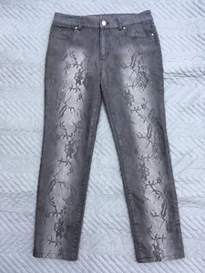 Chico Platinum Black Denim Sequin Jeans - Picture 1 of 8