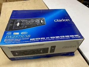 NEW classic Clarion DXZ-575USB CD MP3/WMA aux usb 6 CH RCA 5.7 V out DXZ575USB - Picture 1 of 6