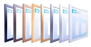 Photo Picture Frame Black, White, Oak, 22mm Fit 80x80cm 80x85cm -75x110cm Mounts - Picture 1 of 108