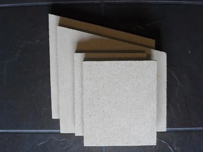 Fire Bricks to fit Morso Badger Stove Fire Bricks Full Set of 4 Bricks   - Image 1 of 4