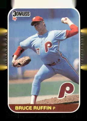 1987 Leaf #168 Bruce Ruffin - Image 1 of 2