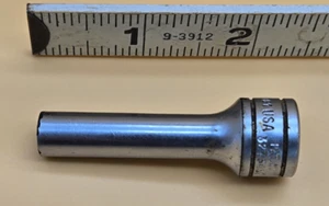 SNAP-ON TOOLS 3/8" DRIVE 1/4" DEEP 6 POINT SOCKET - MADE IN USA - SFS081 - Picture 1 of 6