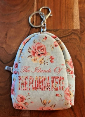 Рюкзак Robin Ruth The Islands of The Florida Keys кошелек для монет на молнии цветочный 4 дюйма - Изображение 1 из 4