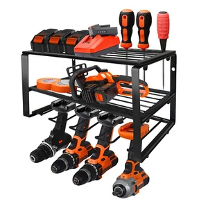 Power Tool Organizer, Wall Mounted Storage Rack Heavy Duty Tool Shelf NEW - Picture 1 of 7