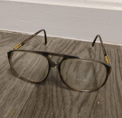 Винтажные оправы для очков RMC Exec 2 AVIATOR только ацетатное золото Гонконг 80-е - Изображение 1 из 4