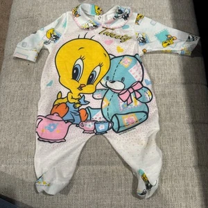 Tweety Bird Gerber Onesie vintage - Foto 1 di 9