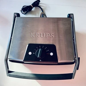 Parrilla Sandwichera Universal Krups Panini 120V Tipo 6331 Calor Variable - ¡FUNCIONA! - Imagen 1 de 13