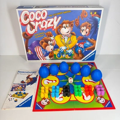 Coco Crazy Vintage Family Board Game Ravensburger 1992 Complete Ex. Instructions - Image 1 of 4