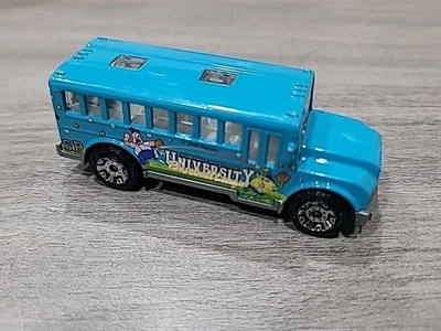 Autobús escolar Matchbox 2003 suelto 2004 (Liga de béisbol universitaria Bob Esponja SB Foto 1 de 4