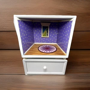 American Girl AG Minis Illuma Room and Storage Drawer Purple Room 2000 Tested - Picture 1 of 16