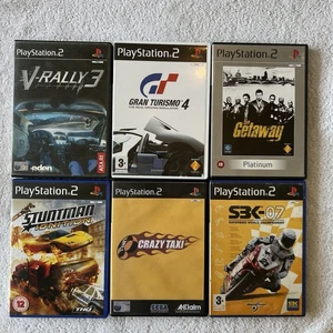 PlayStation 2 Games Bundle x 6 - Gran Turismo, Stuntman, Crazy Taxi & More! - Picture 1 of 10