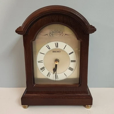 Nuevo Reloj Seiko Madera Abrigo QXG328ZL Movimiento Por Japón En Caja Foto 1 de 4